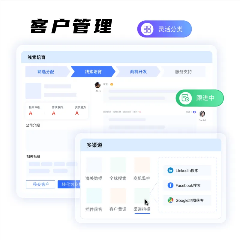 询盘转化CRM系统